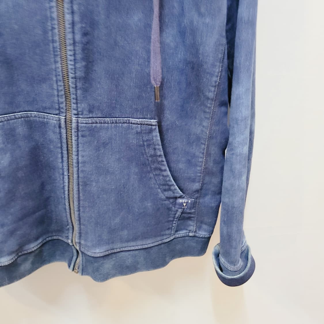 L) 게스 부드러운 데님 후드집업 상품이미지2