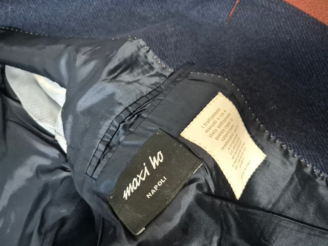 이태리 나폴리 트윌트위드 헤비울 코트 상품이미지7