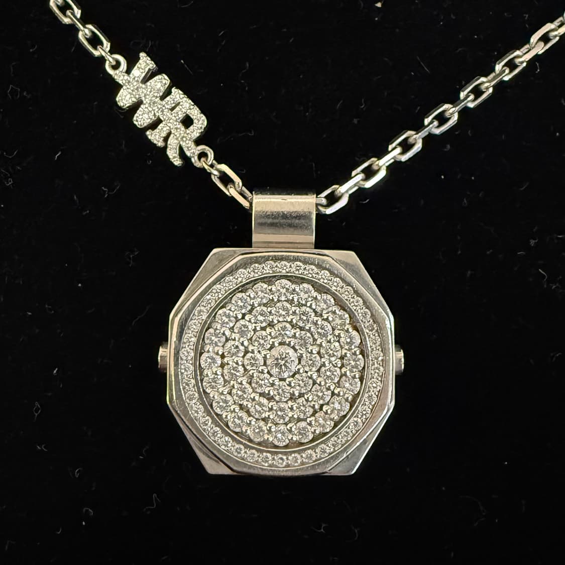 워치링 AP 풀다이아 목걸이 L사이즈 화이트골드 상품이미지4