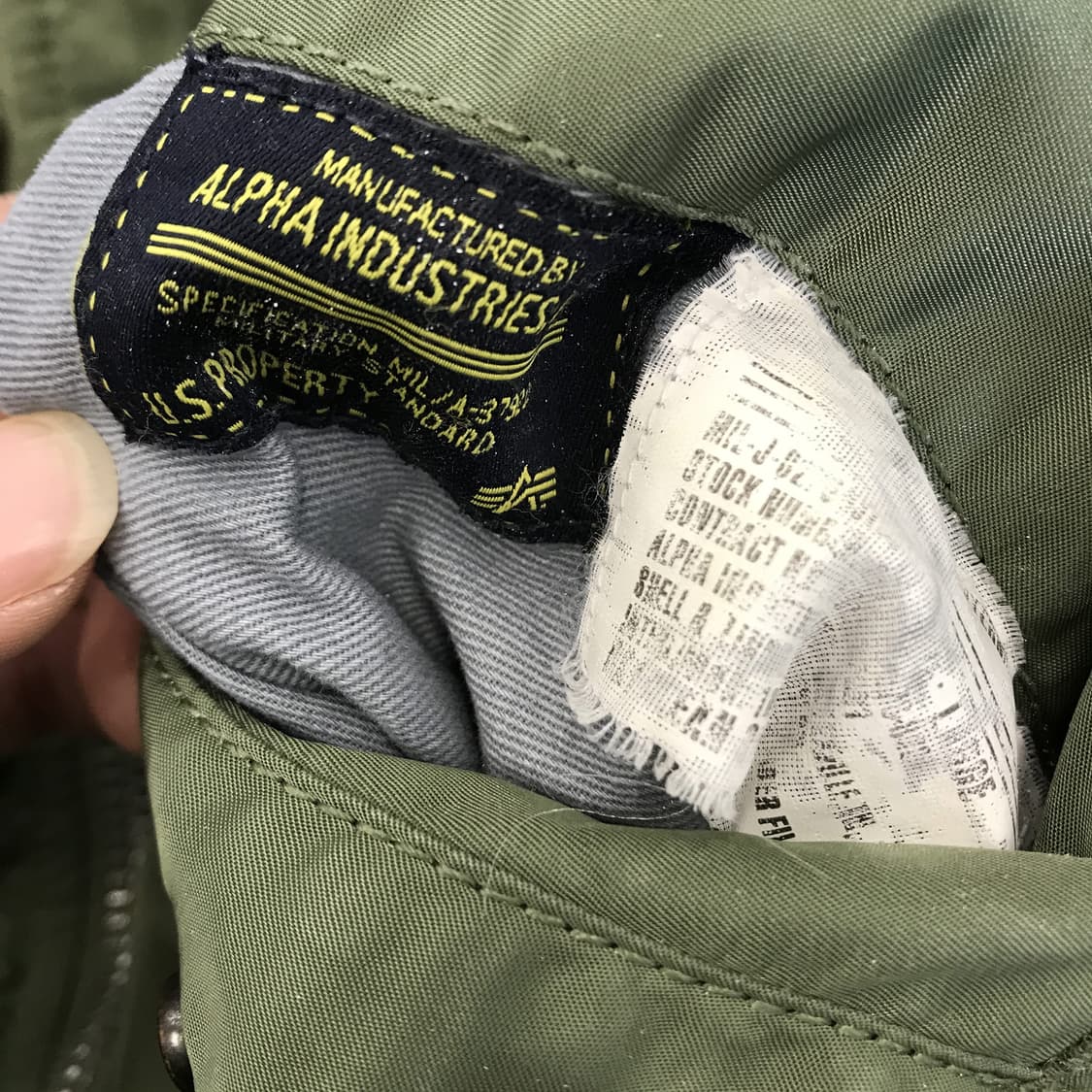 알파인더스트리 Ma-1 항공점퍼 [L] 상품이미지6