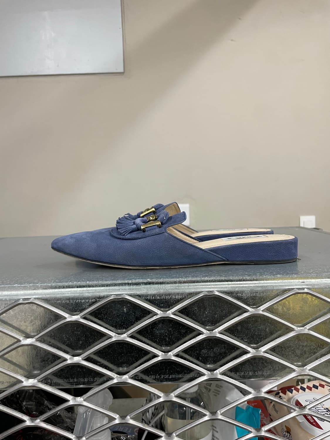 토즈 더블 T 태슬 스웨이드 뮬 EU39 (gr-3748) 상품이미지1