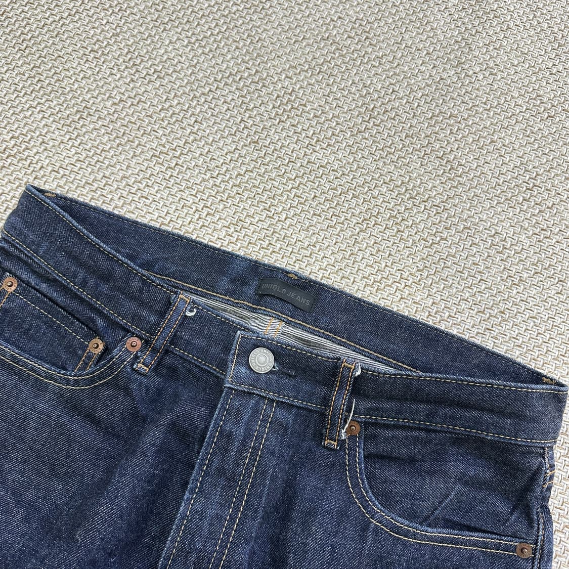 78.5 유니클로 진청 데님 청바지 0326D 상품이미지2