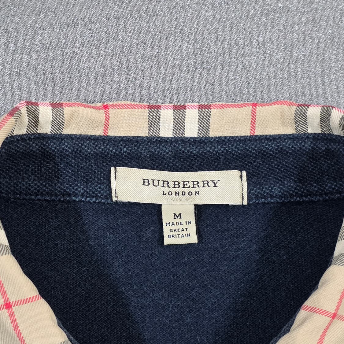 M 105 버버리 노바체크 반팔 카라티셔츠 상품이미지6