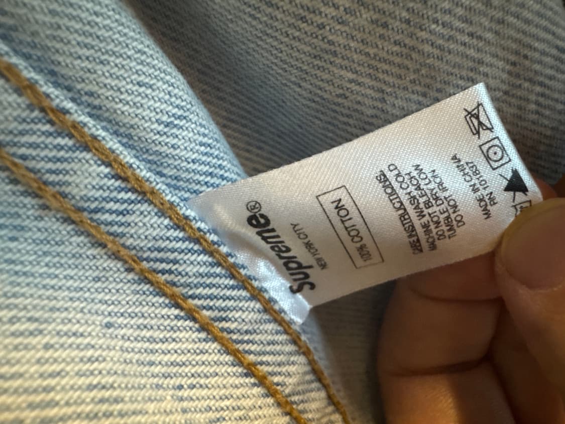 슈프림 연청자켓 L 상품이미지5