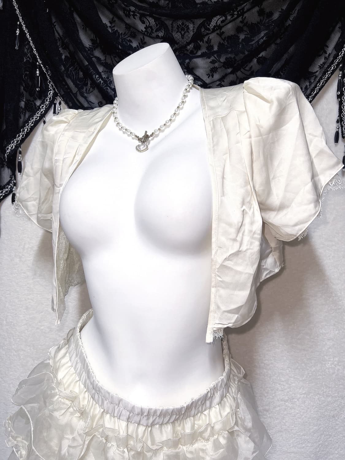 로맨틱갸루 로걀 레이스 볼레로 가디건 엔틱 오리엔탈 리버시블 핀터 페어리 상품이미지10