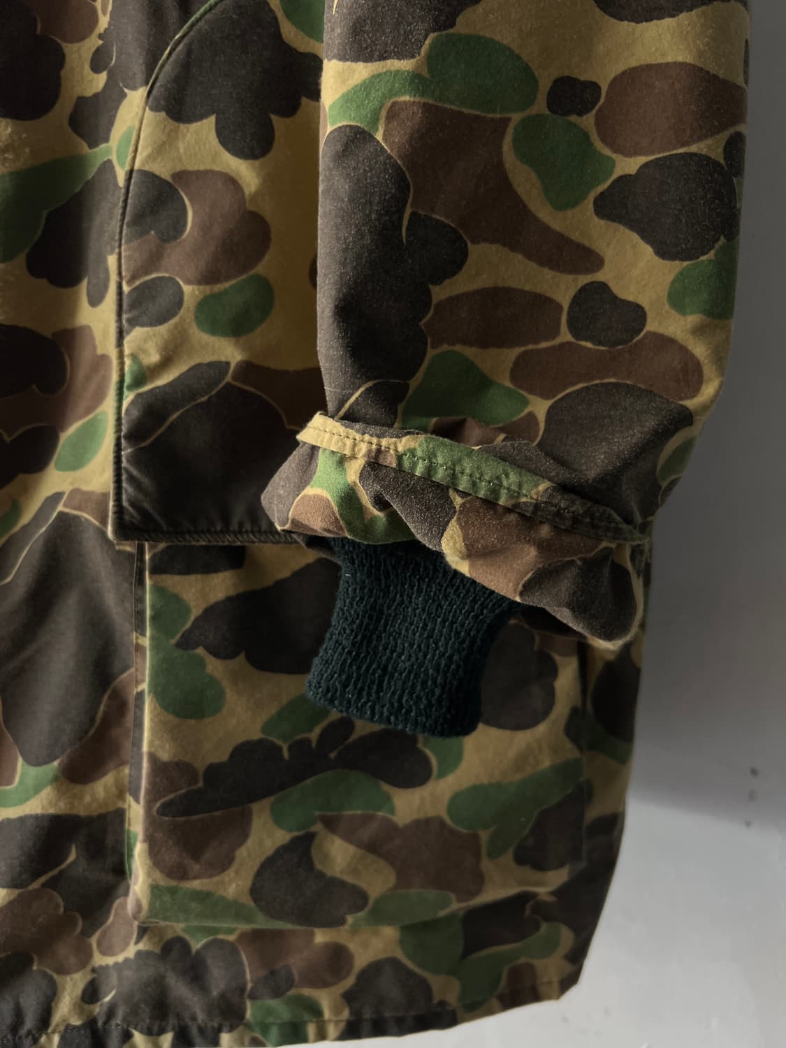 [XL]80's USA 빈티지 덕카모 고어텍스 헌팅 자켓 상품이미지7