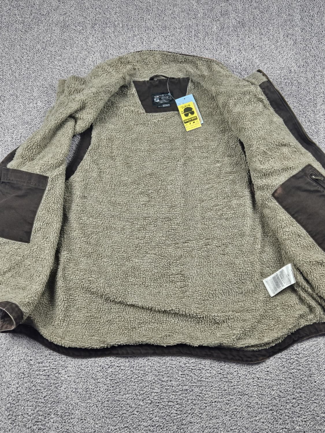  칼하트 다잉 워시드 커스텀 캔버스 워크 베스트 (2XL) / 10365 상품이미지10