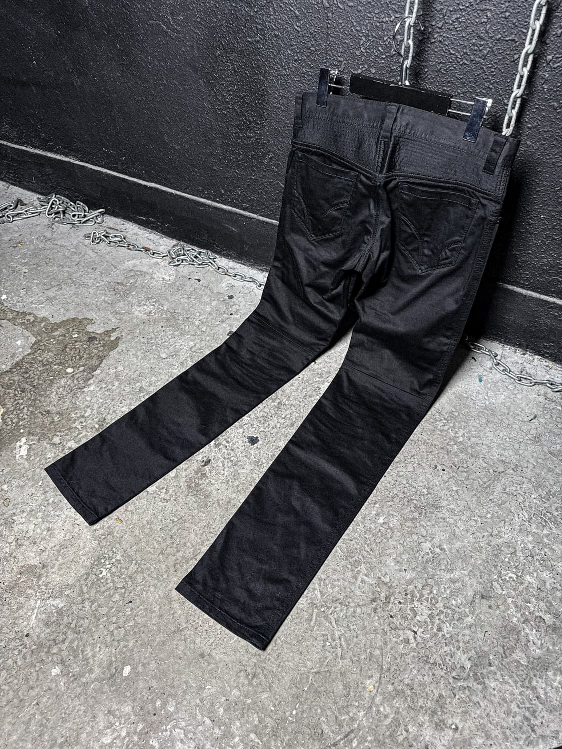 Black Slim Biker Pants 상품이미지8