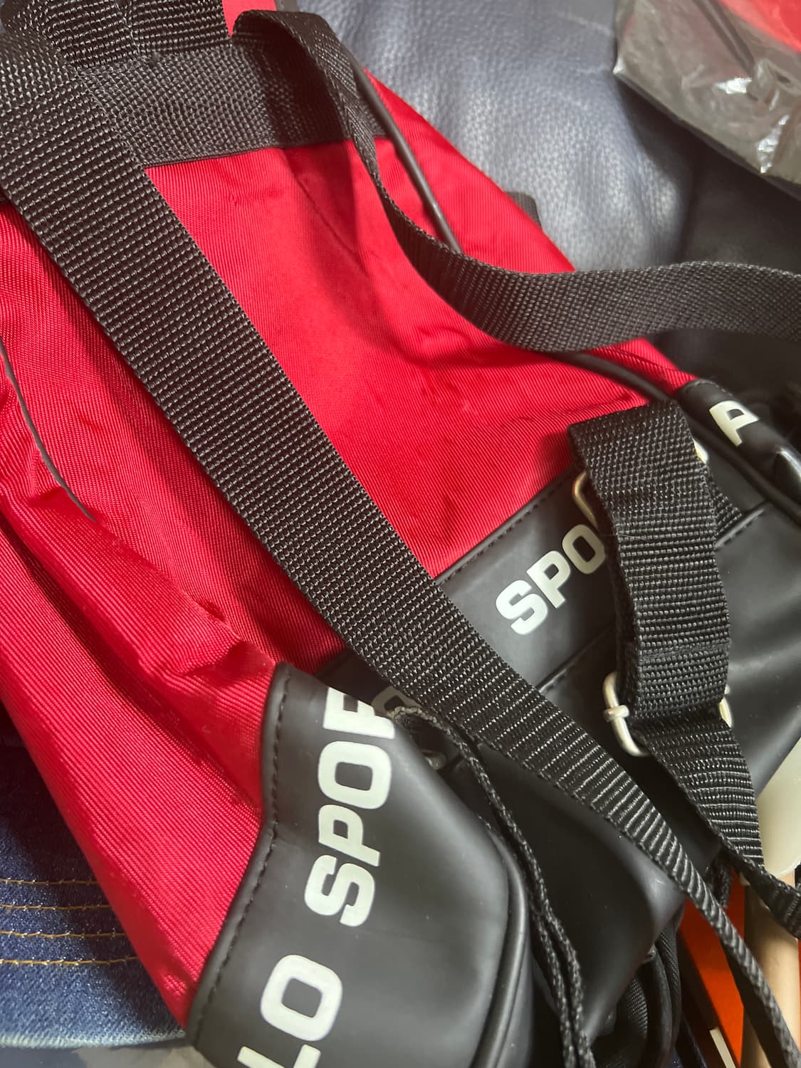 폴로스포츠 레드 팩백 상품이미지2