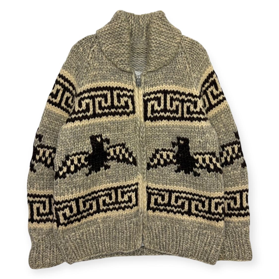 빈티지 코위찬 니트 집업 가디건 상품이미지1