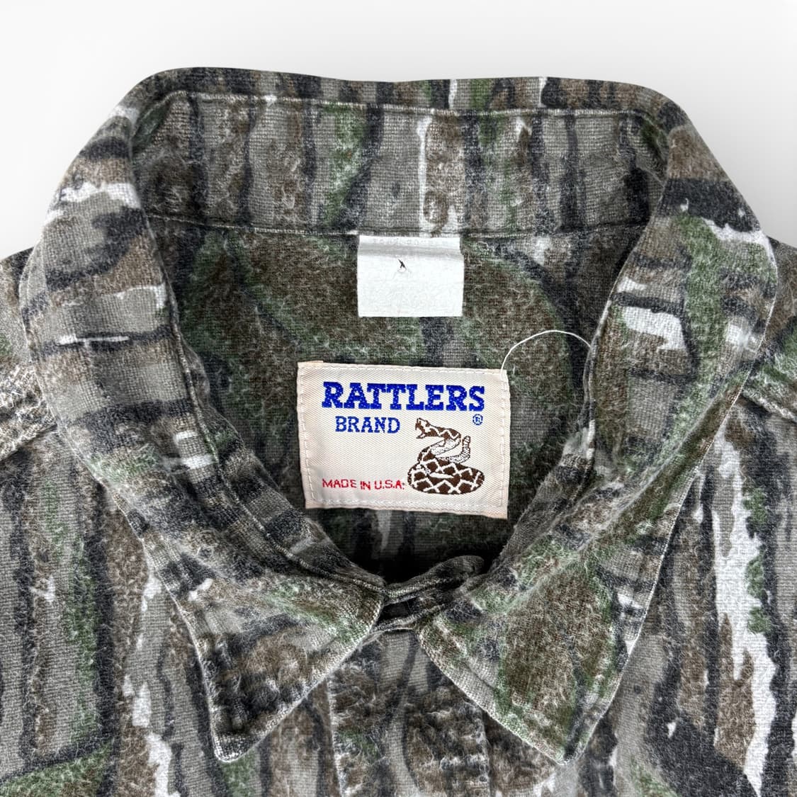 90's Rattlers Brand 리얼트리 카모 샤모아 셔츠 상품이미지3
