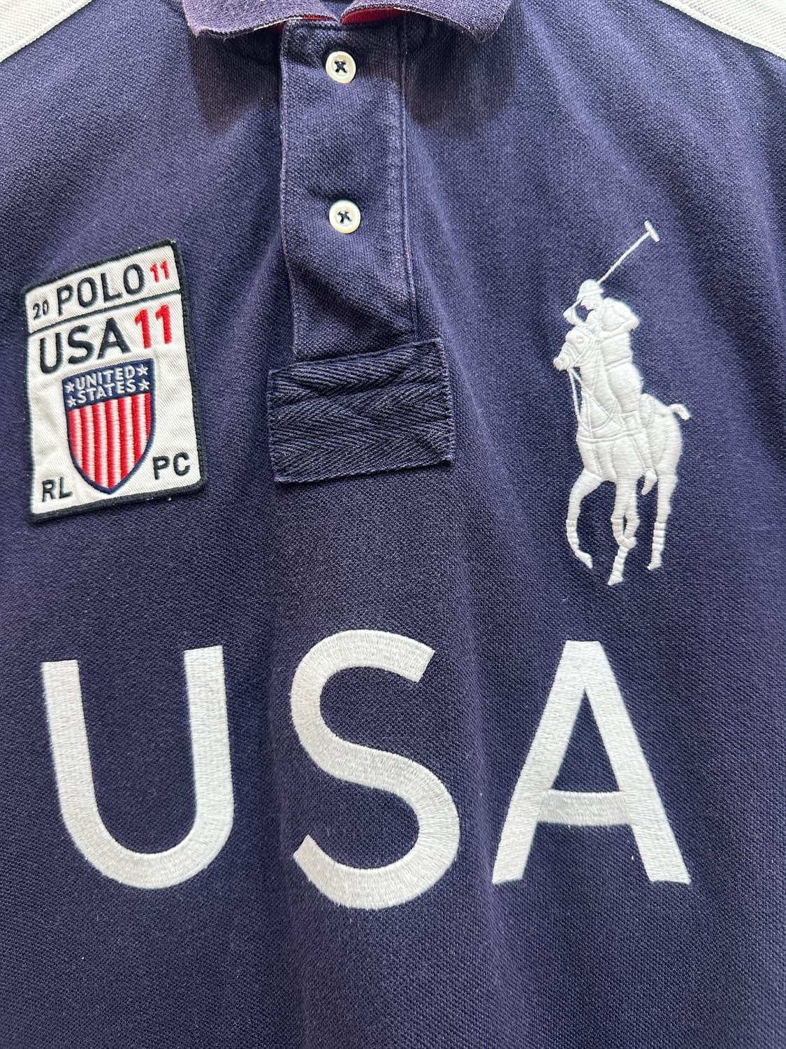 폴로 랄프로렌 네이비 USA 커스텀핏 S 상품이미지4