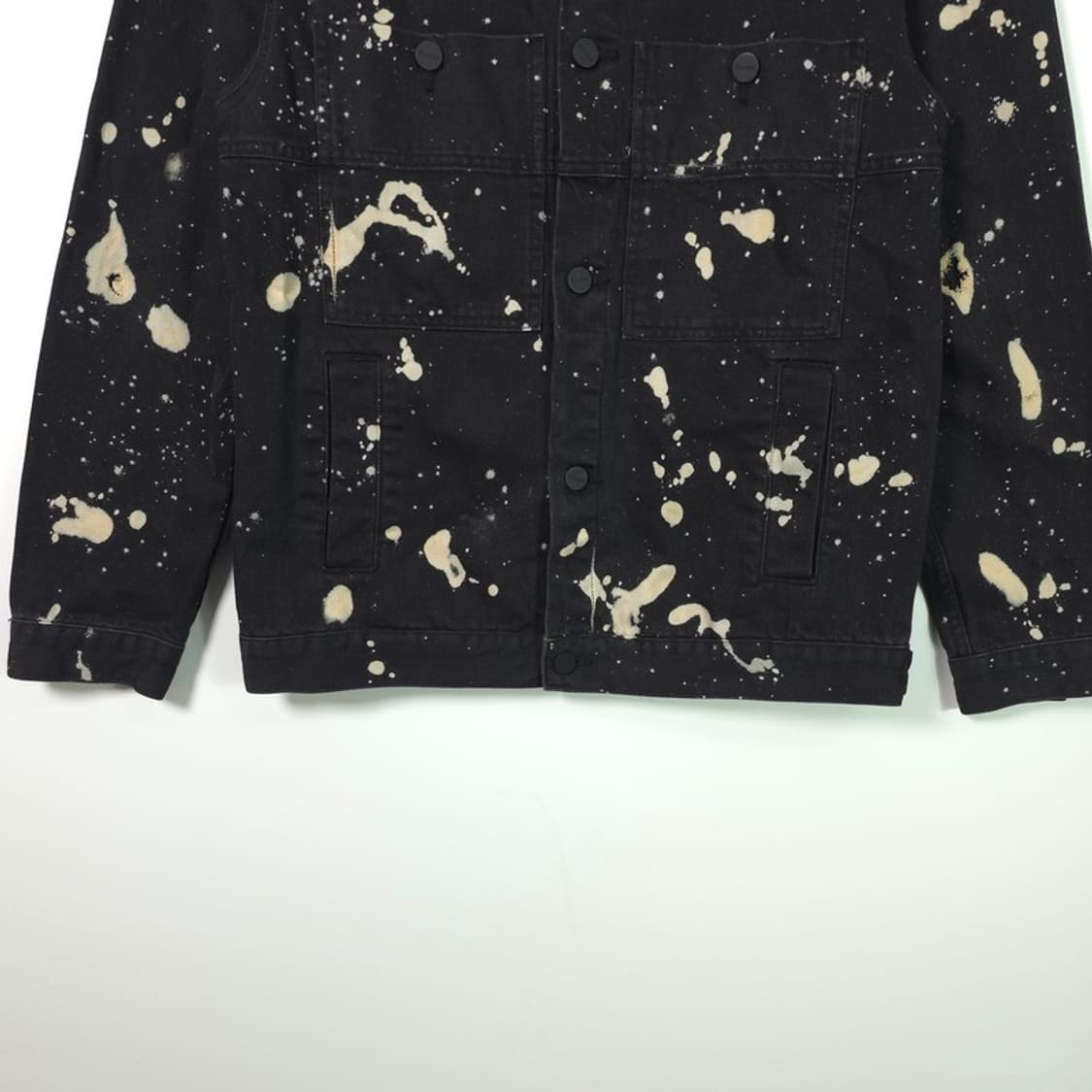 Etudes 페인트 스플래터 블랙 데님 자켓 L 상품이미지4
