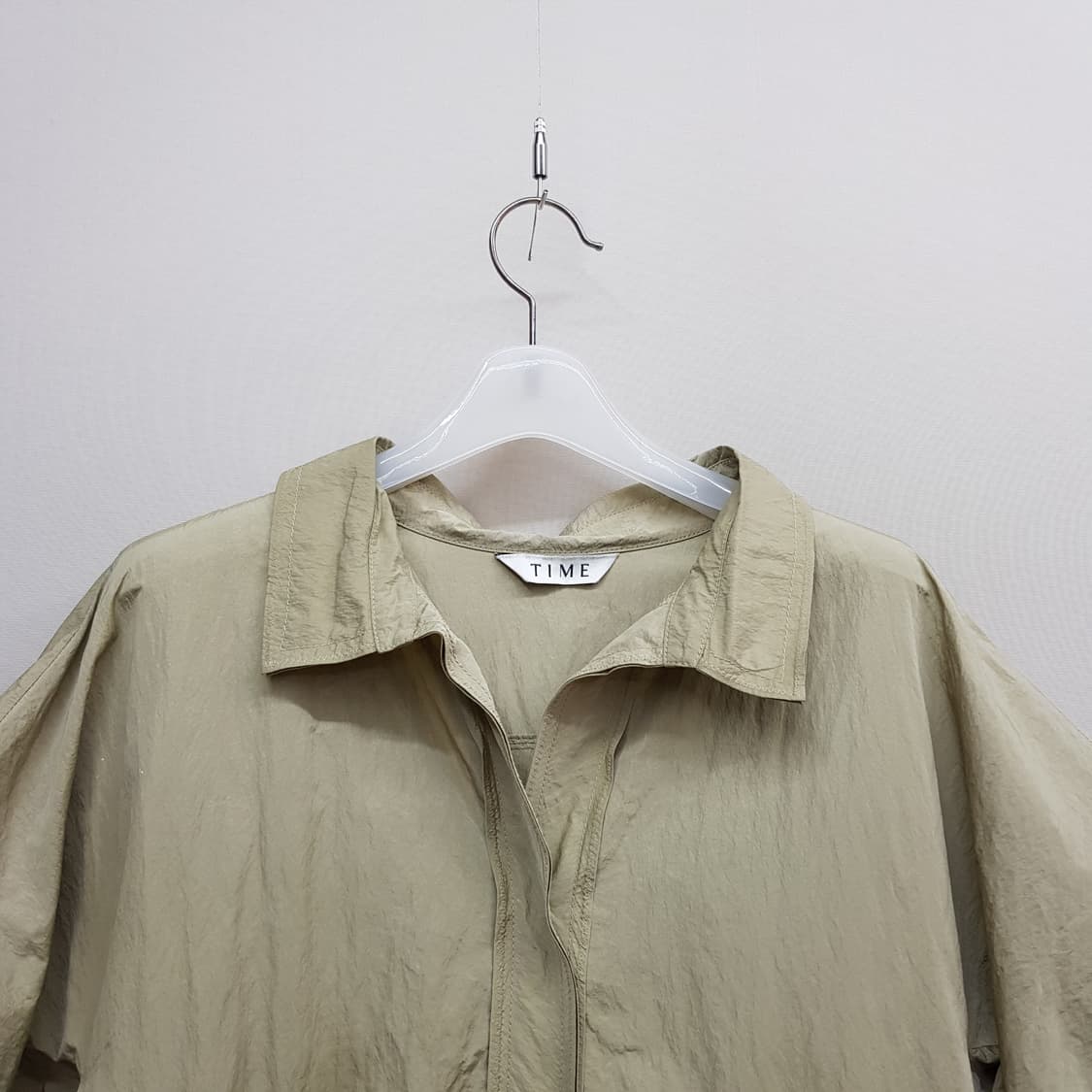 한섬 TIME 타임 2021 셔츠형 티어드 롱 원피스 F사이즈 상품이미지2