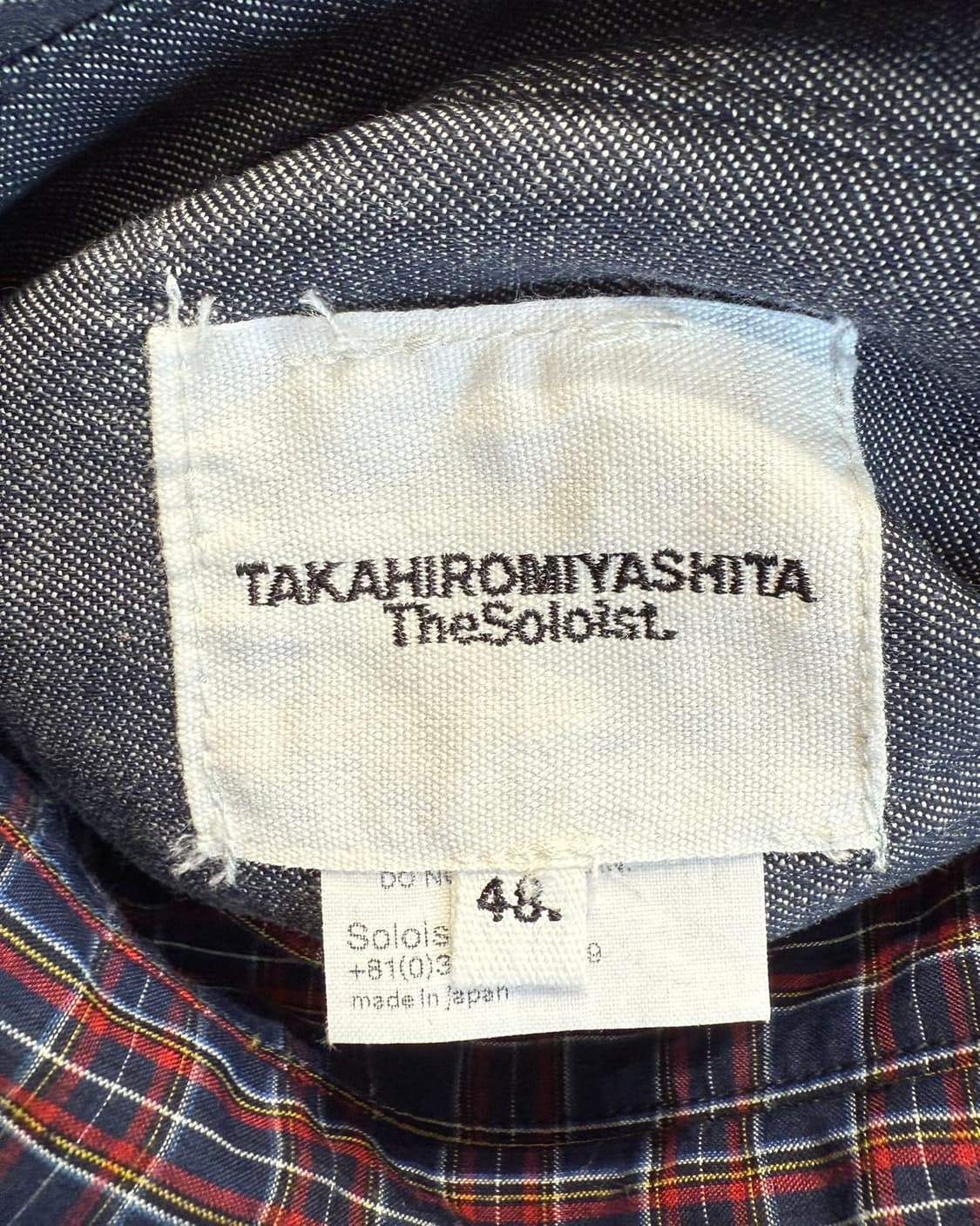 타카히로미야시타 더 솔로이스트 19SS 커트코베인 180도 리버시블 셔츠 상품이미지9