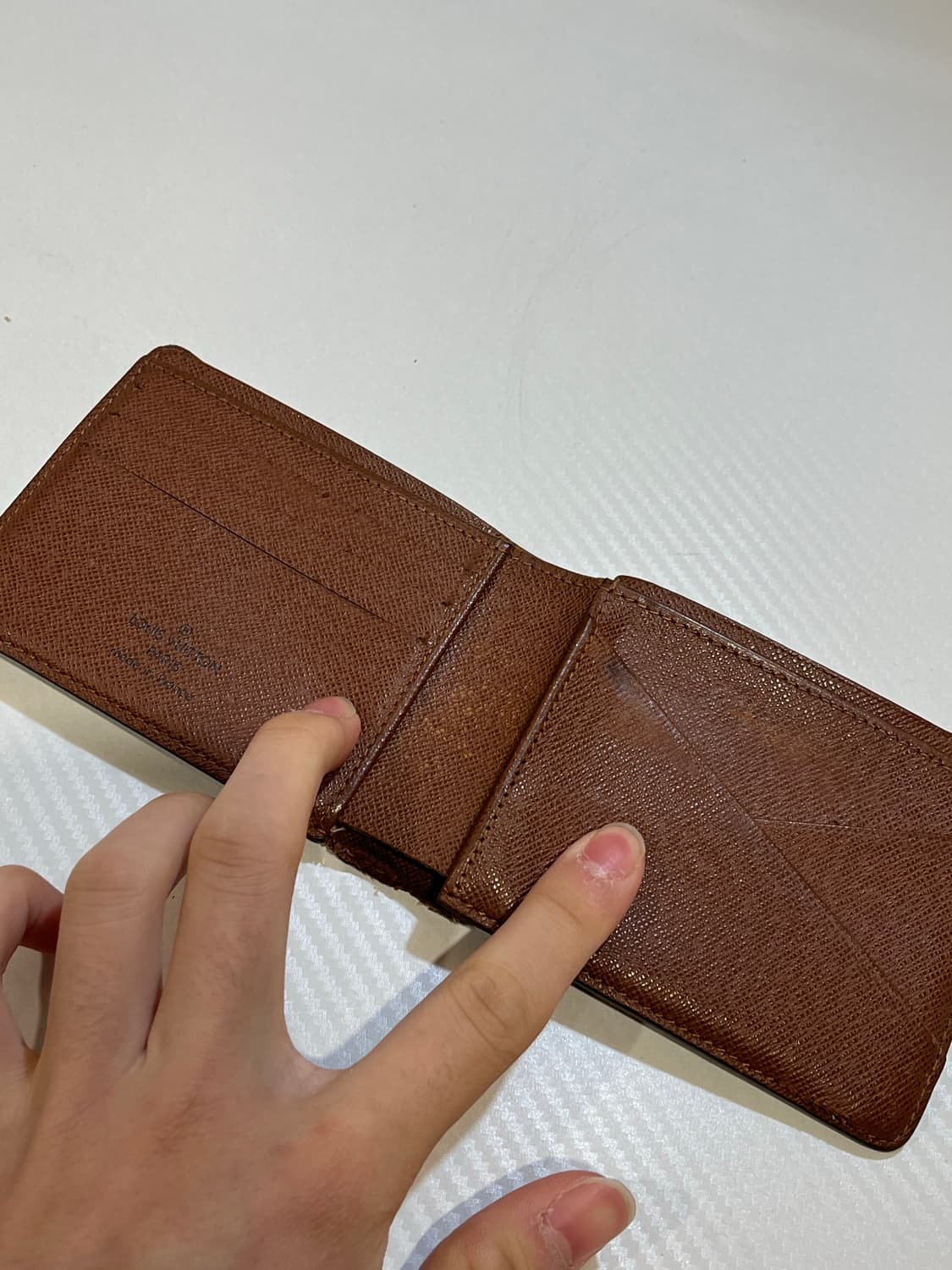 루이비통 모노그램 멀티플 반지갑 브라운 상품이미지3