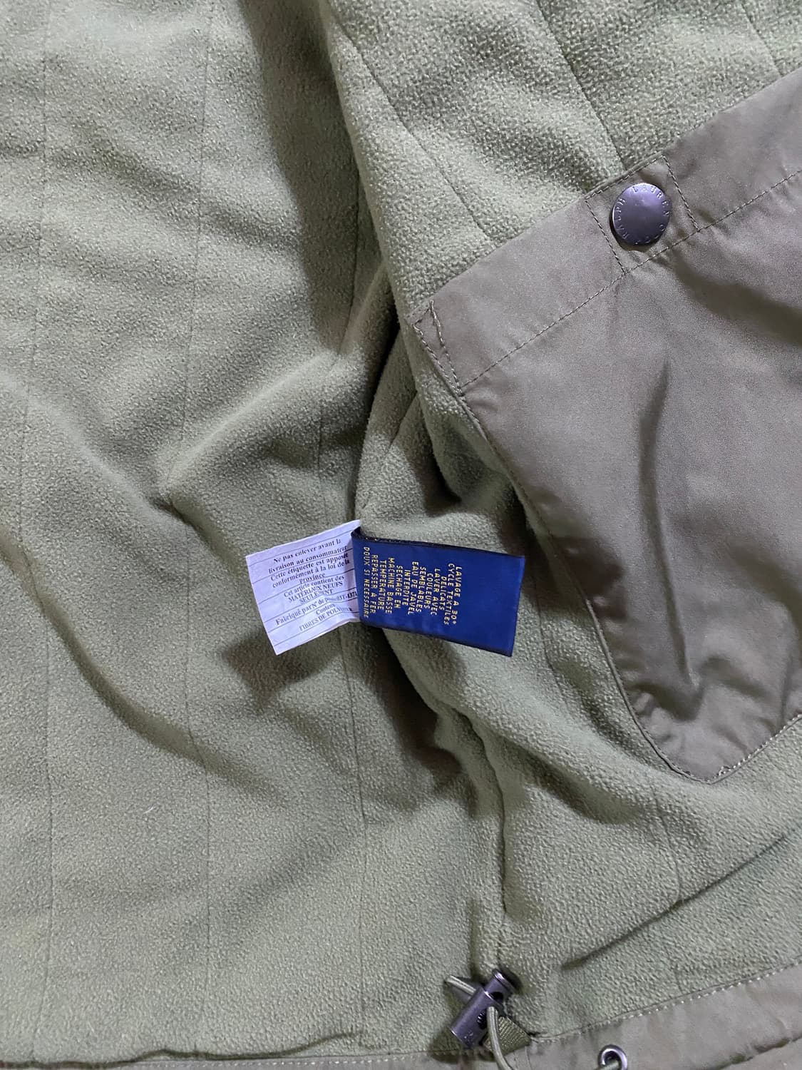 폴로 랄프로렌 남성 올리브 그린 자켓 L/G (105) 상품이미지5