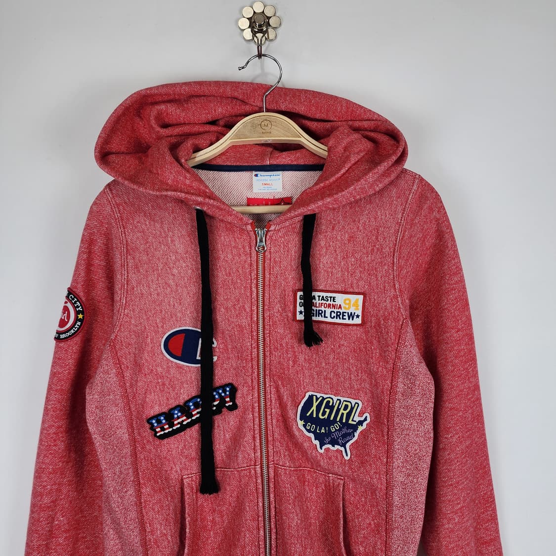 X GIRL×Champion 후드집업 상품이미지2