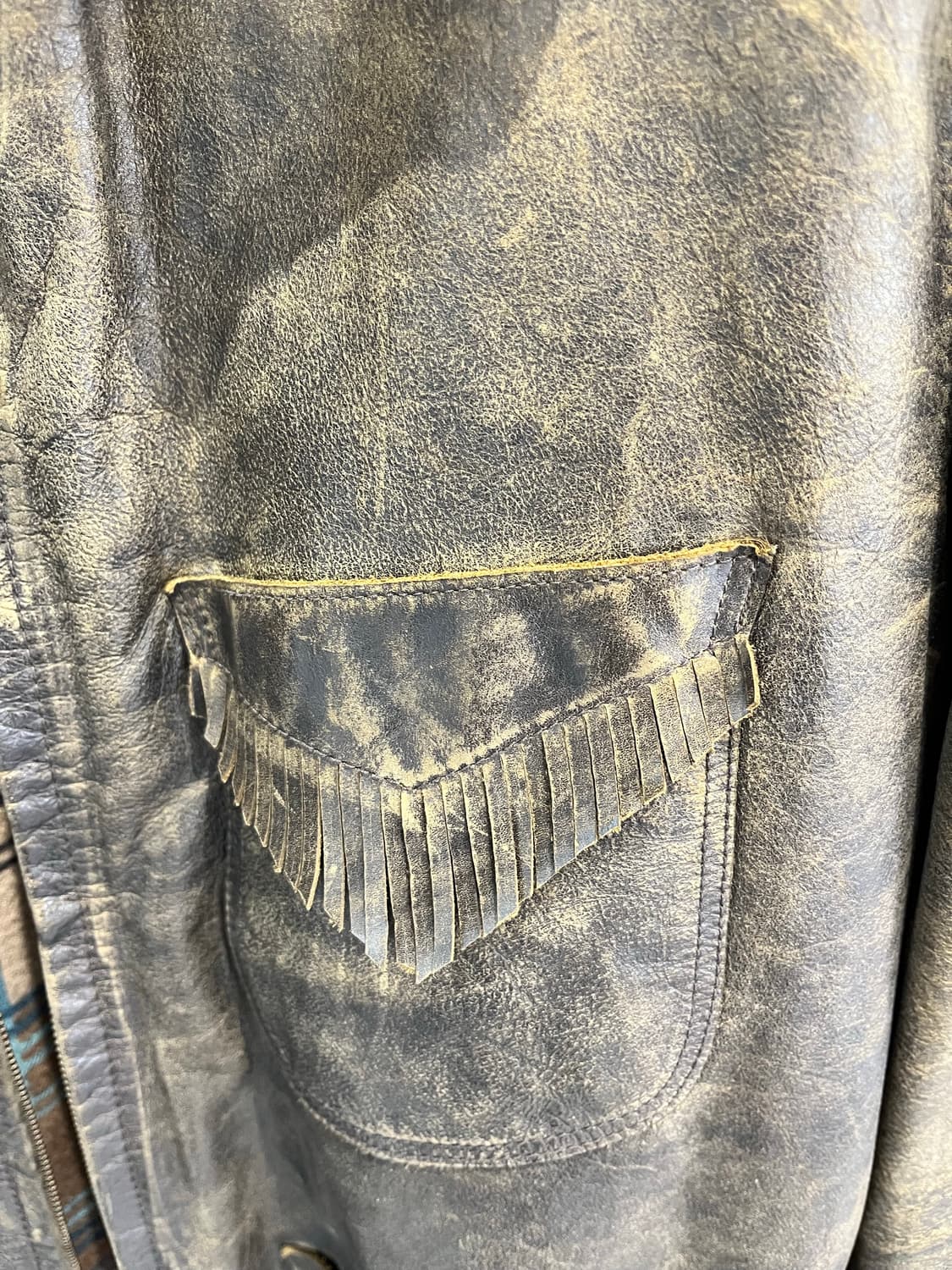 RRL 더블알엘 레더 프린지 자켓  상품이미지3