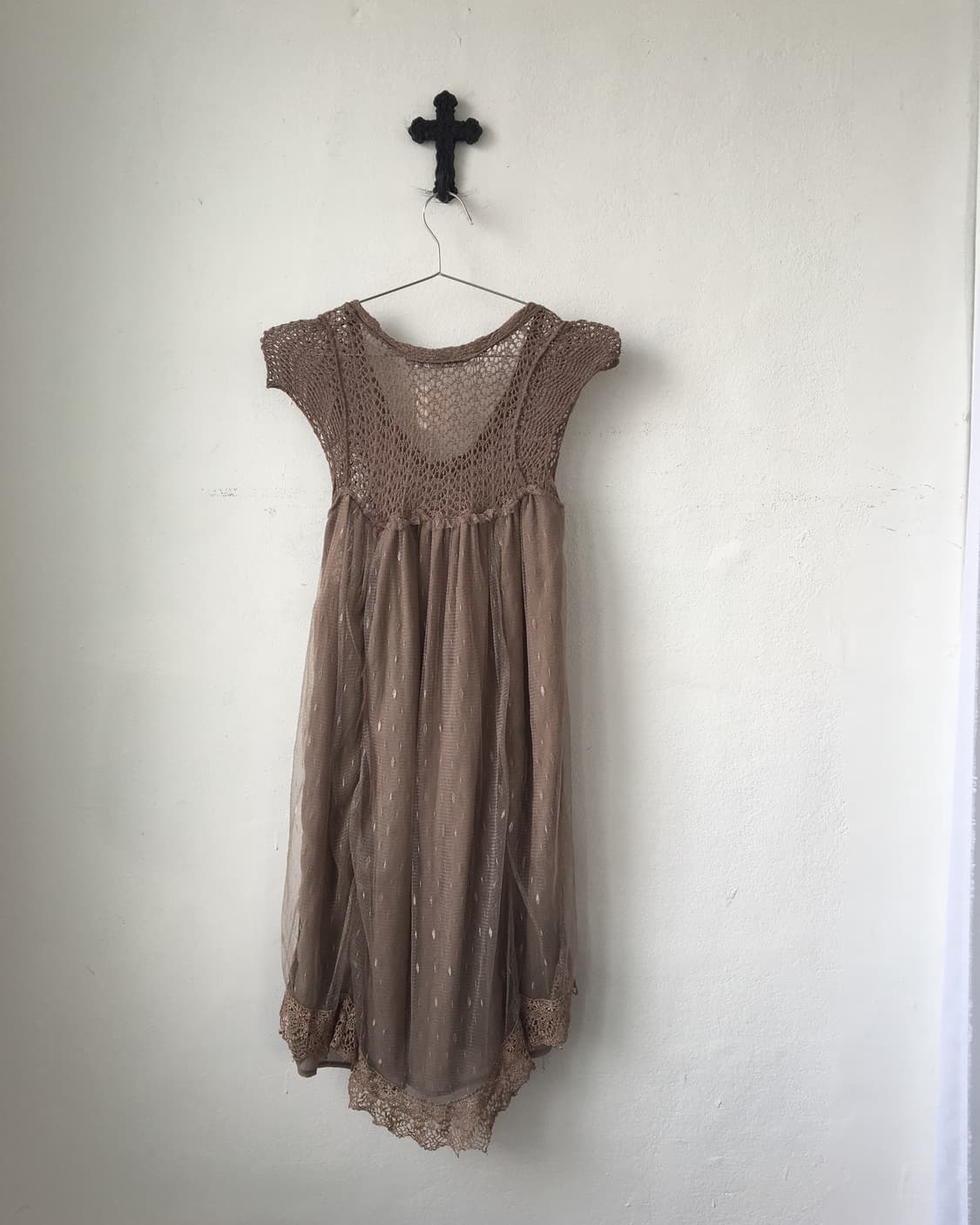 Sha layered crochet onepiece 상품이미지3