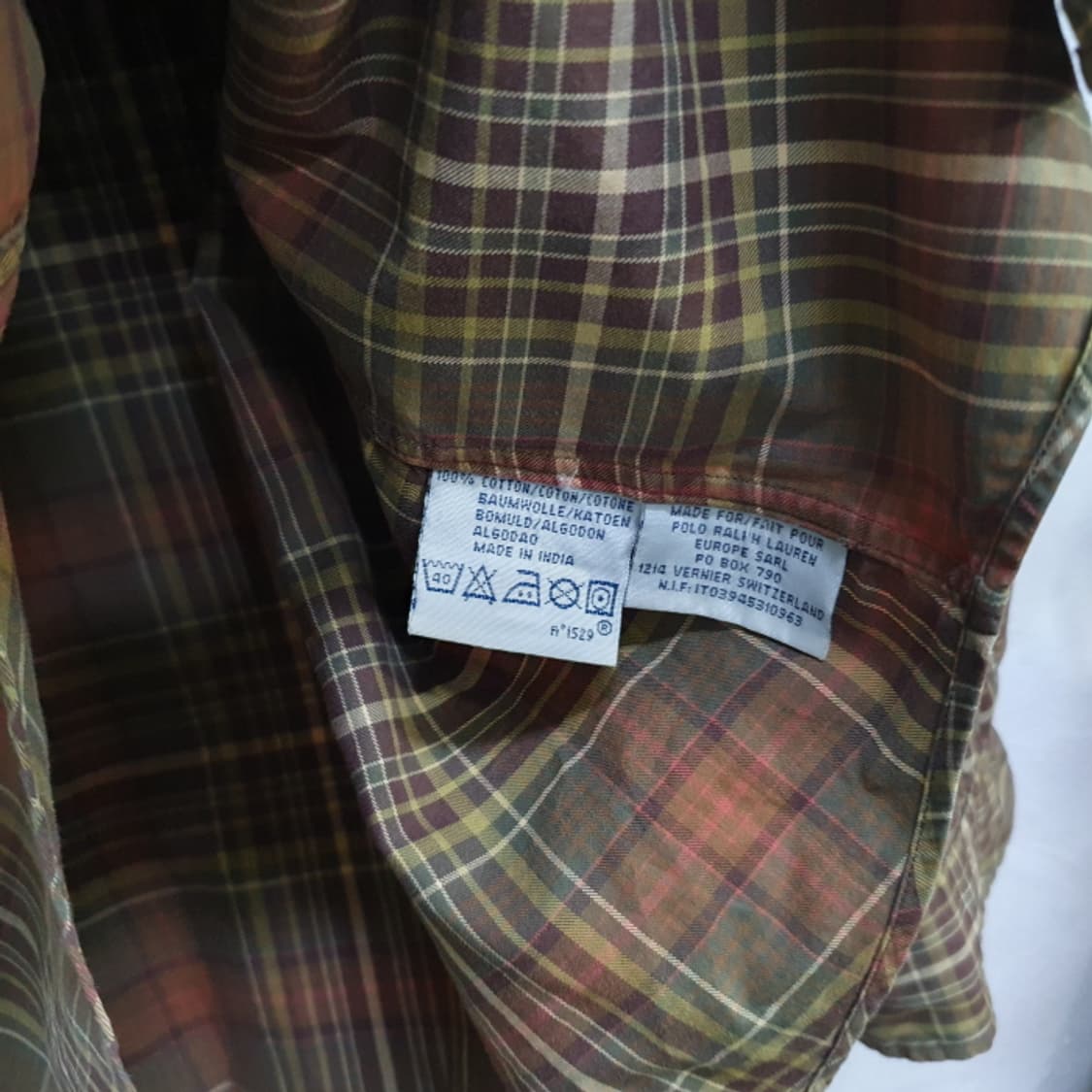 폴로 랄프로렌 긴팔 체크셔츠(95) 상품이미지4