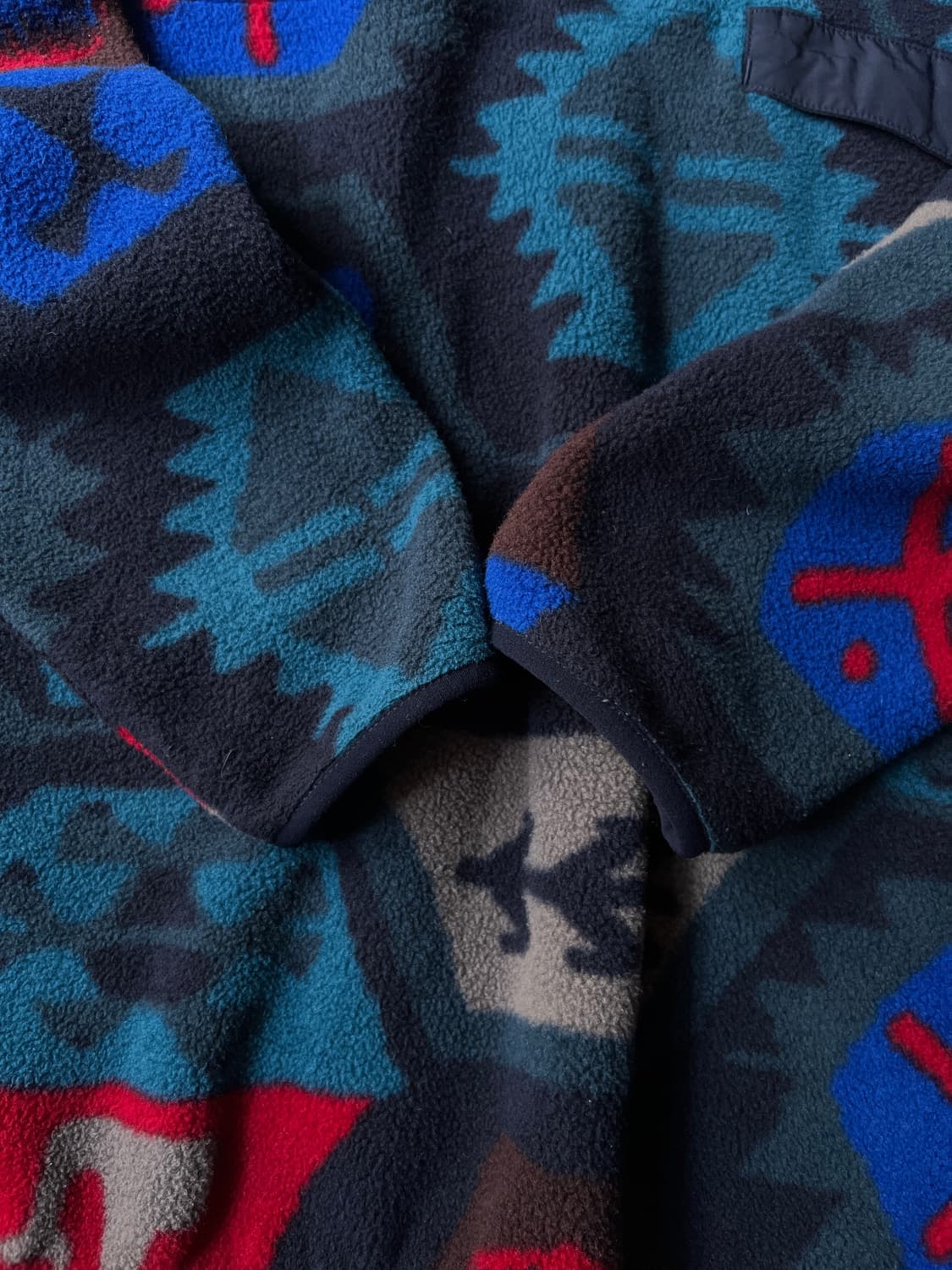 [L]파타고니아 신칠라 멕시코제 아즈텍 패턴 스냅 플리스 상품이미지5