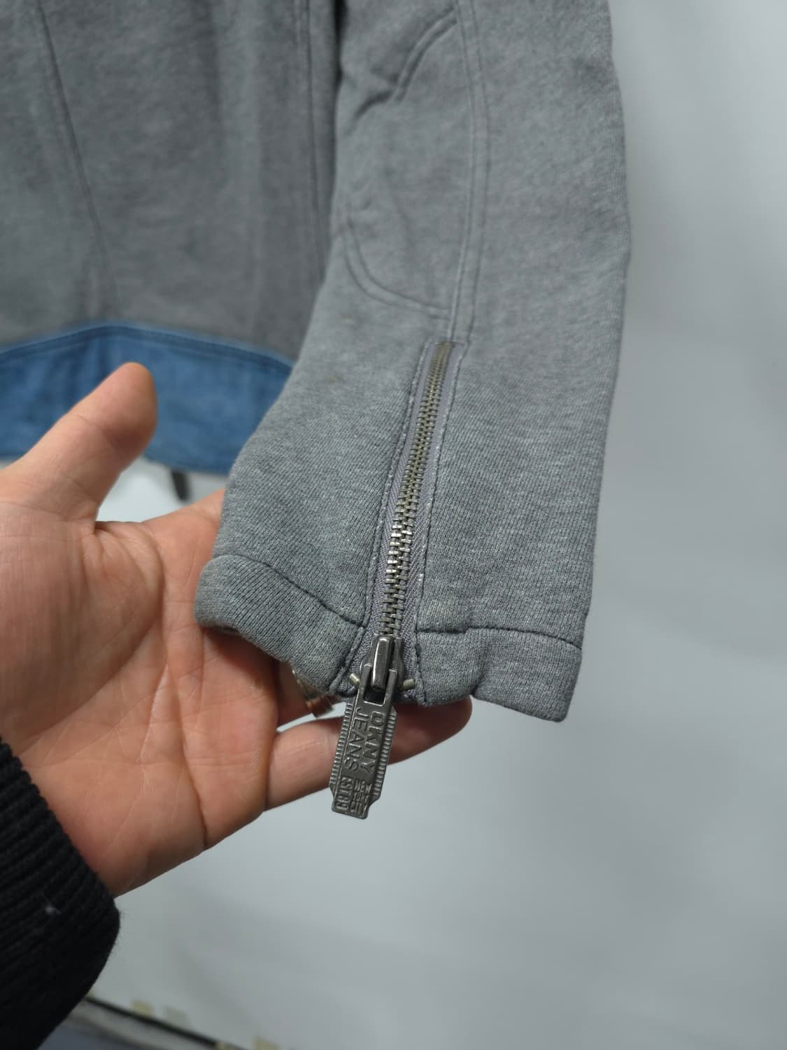 [DKNY JEANS] 데님 배색 집업 라이더 자켓 (M) 상품이미지9