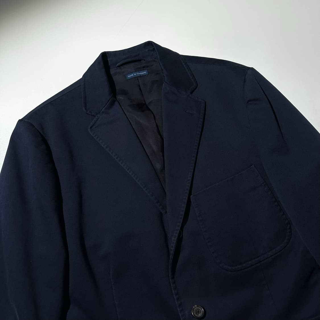 폴로 랄프로렌 코튼 싱글 3B 블레이저 자켓 스포츠코트 네이비 상품이미지3