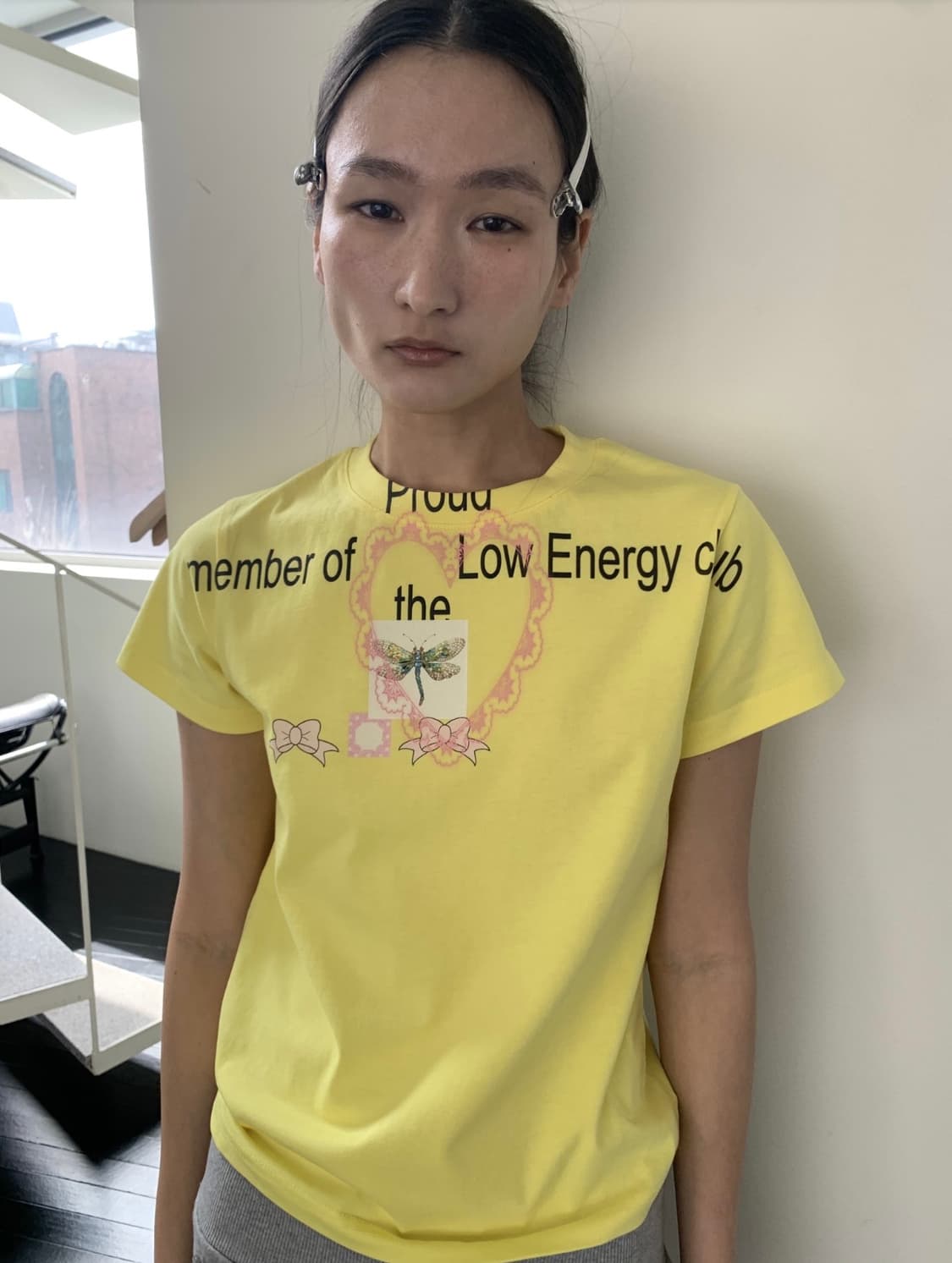 영마일웨어 로우 에너지 클럽 티셔츠 옐로우  상품이미지1