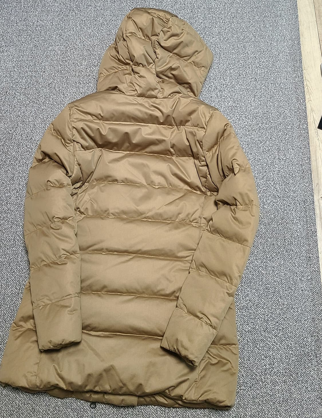 코오롱 스포츠 여성 구스 패딩 M  90  베이지 상품이미지9