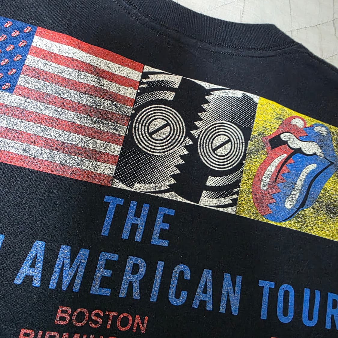 [OS] 80s 롤링스톤즈 1989 밴드티 ver. 페이딩 상품이미지8