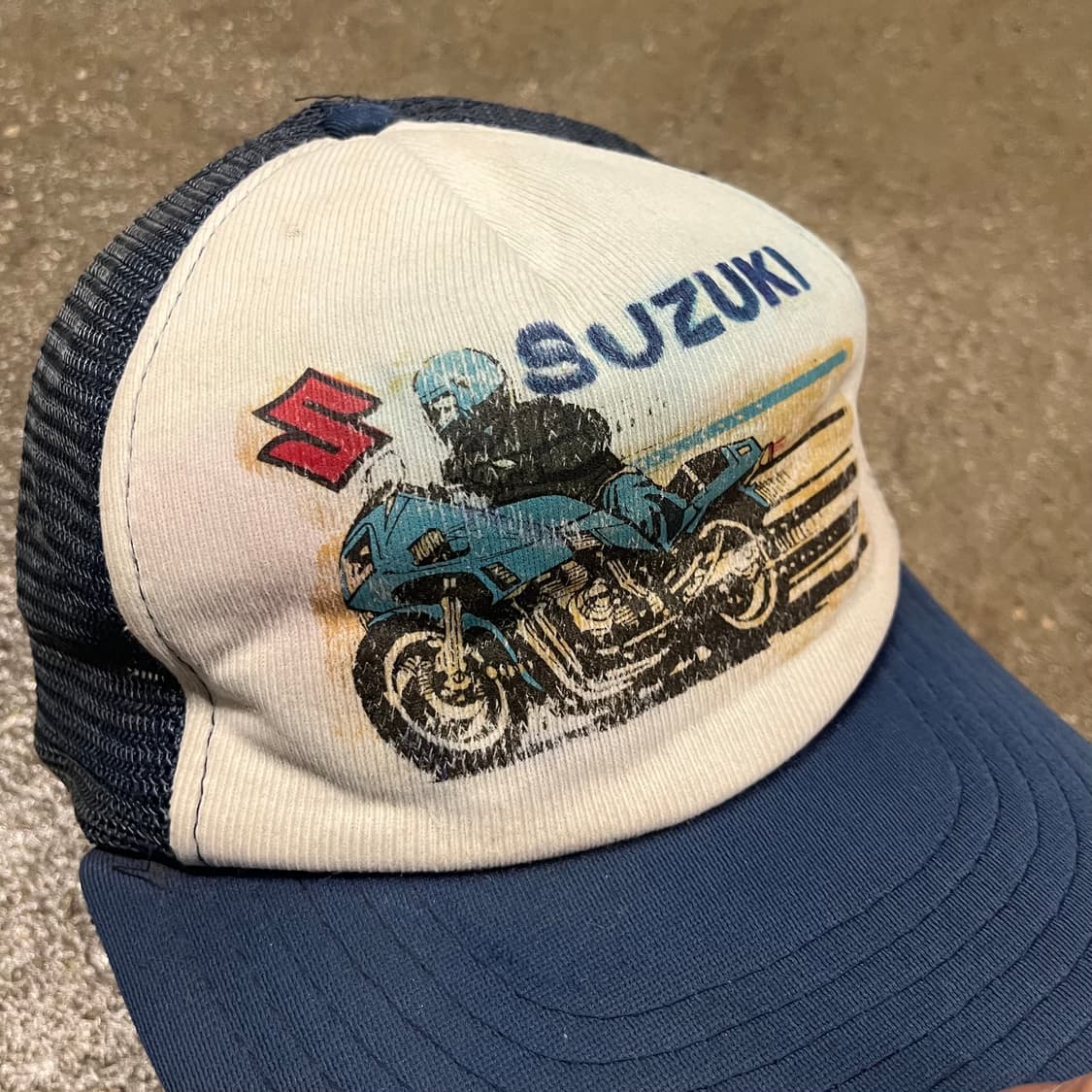 80s 스즈키 카타나 레이싱 캡 상품이미지2