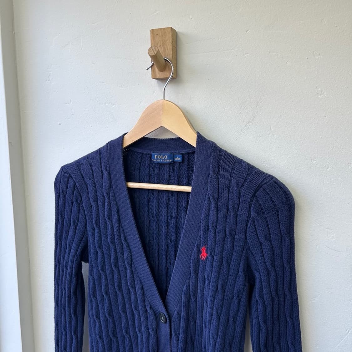 15922 - 폴로 랄프로렌 네이비 케이블 가디건 상품이미지1