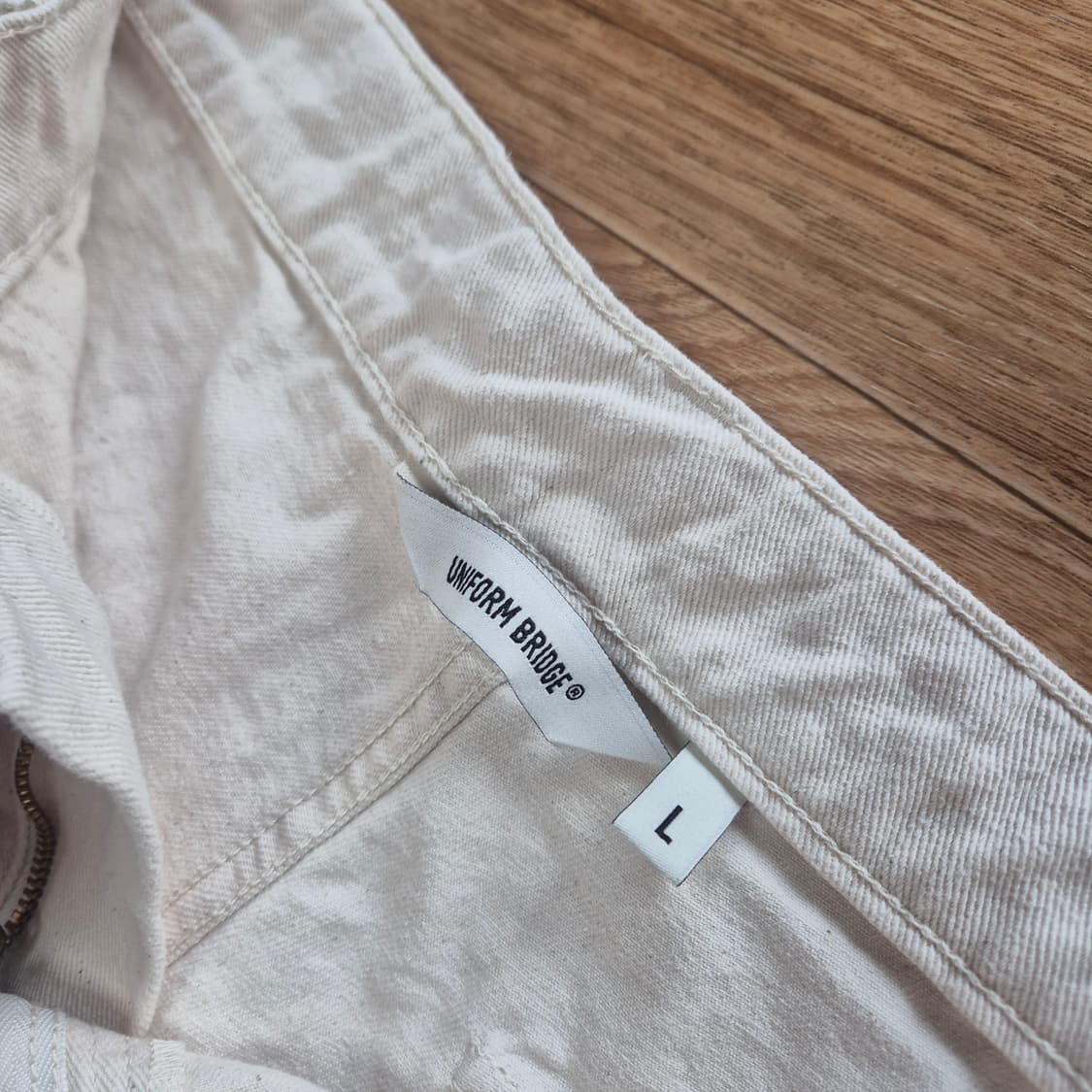 유니폼브릿지 퍼티그팬츠 크림 L  상품이미지3