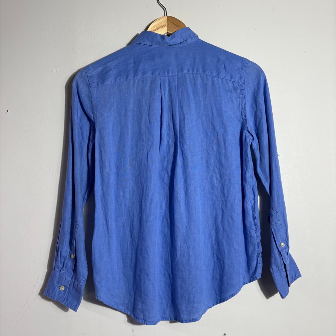 폴로 랄프로렌 빈티지 로열블루 버튼다운 셔츠 (무료배송) 상품이미지4