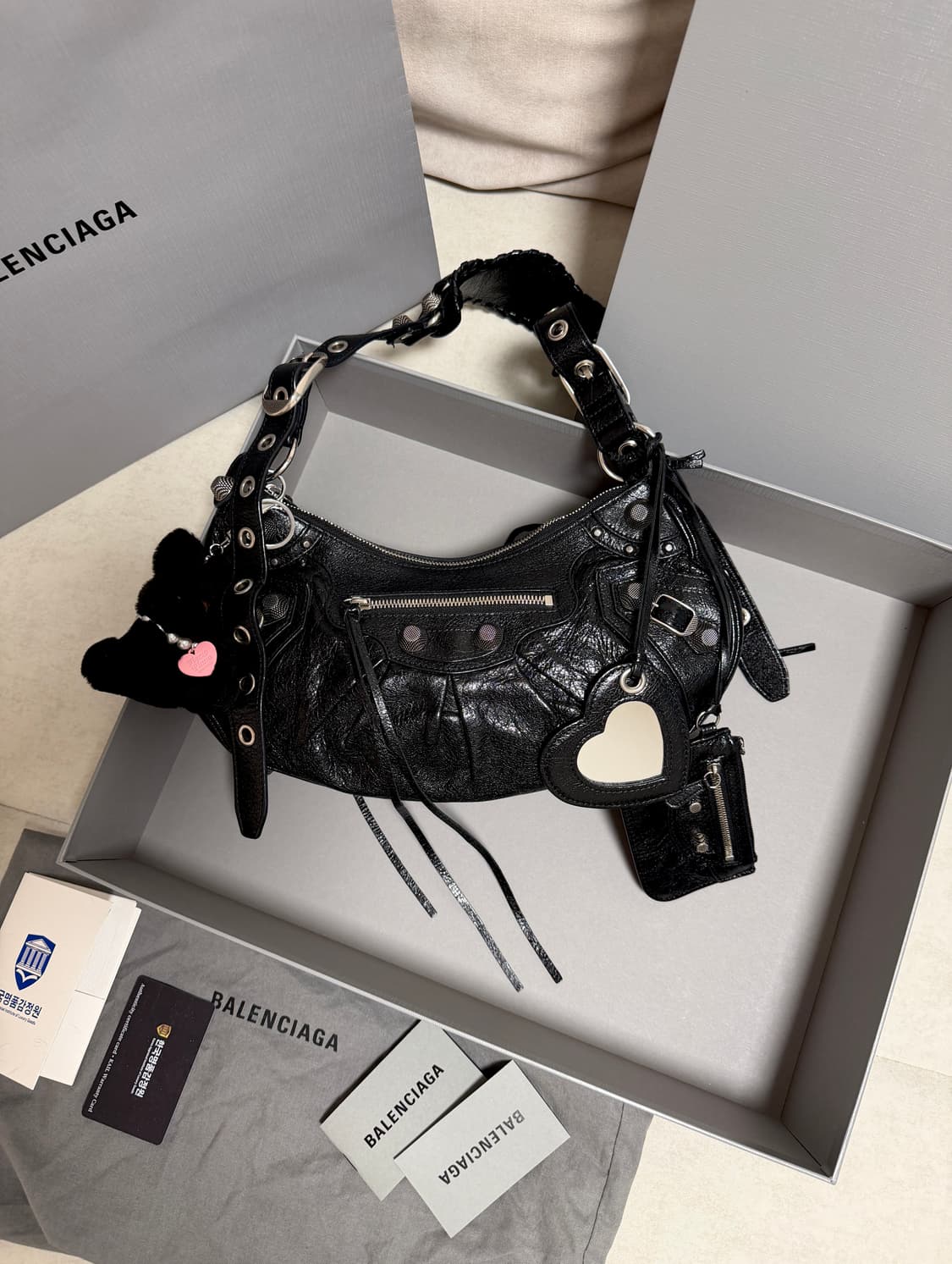 정품 발렌시아가 르카골 스몰 사이즈 상품이미지4