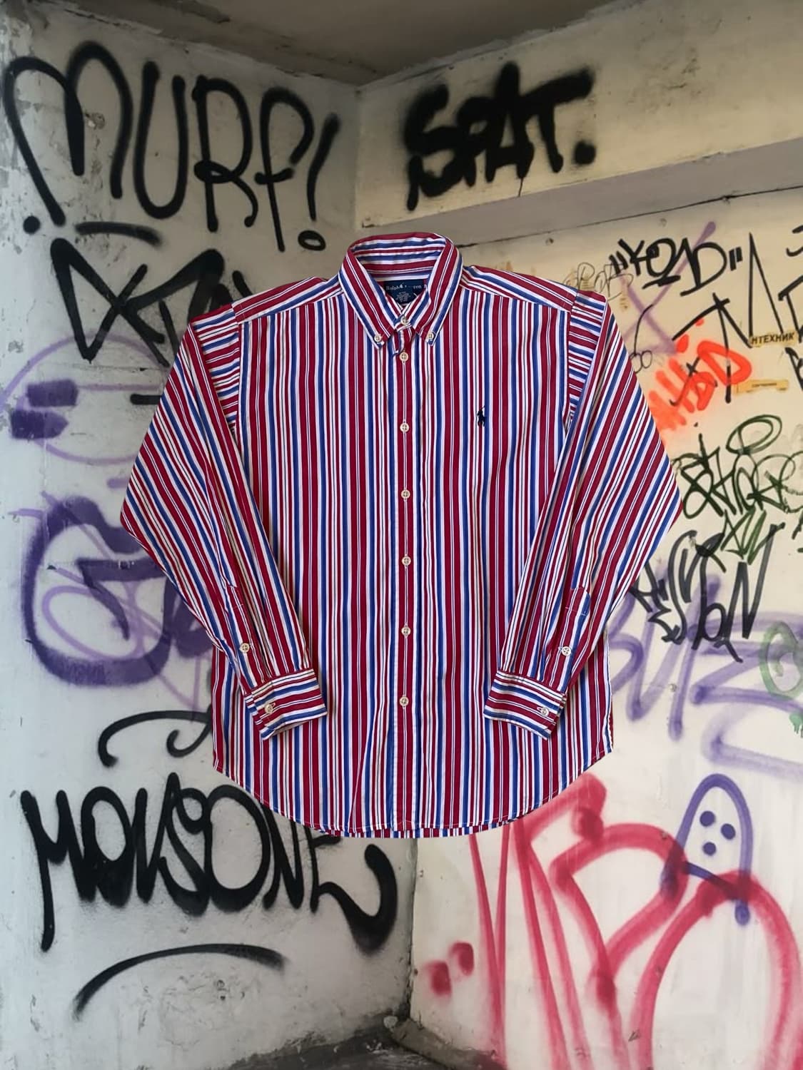 폴로 랄프로렌 스트라이프 셔츠 (Woman M) AB1725 상품이미지1