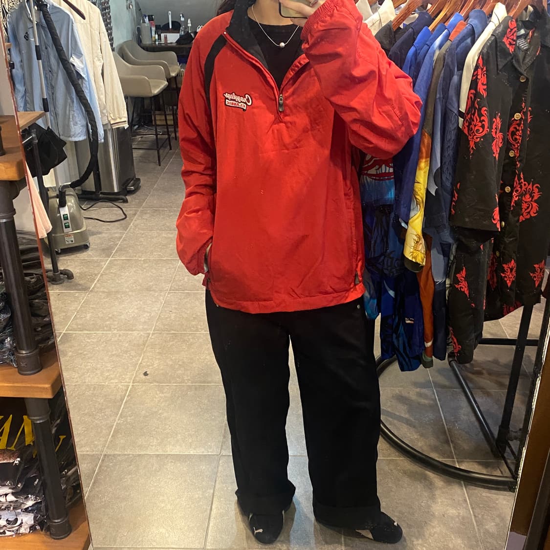 [NO.9] Adidas 레드 반집업 바람막이 상품이미지4