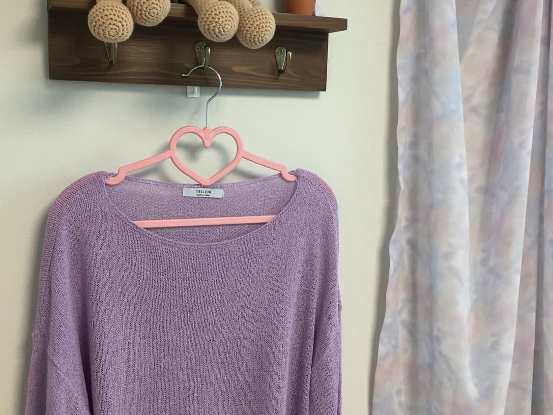 보라색 니트 상품이미지2