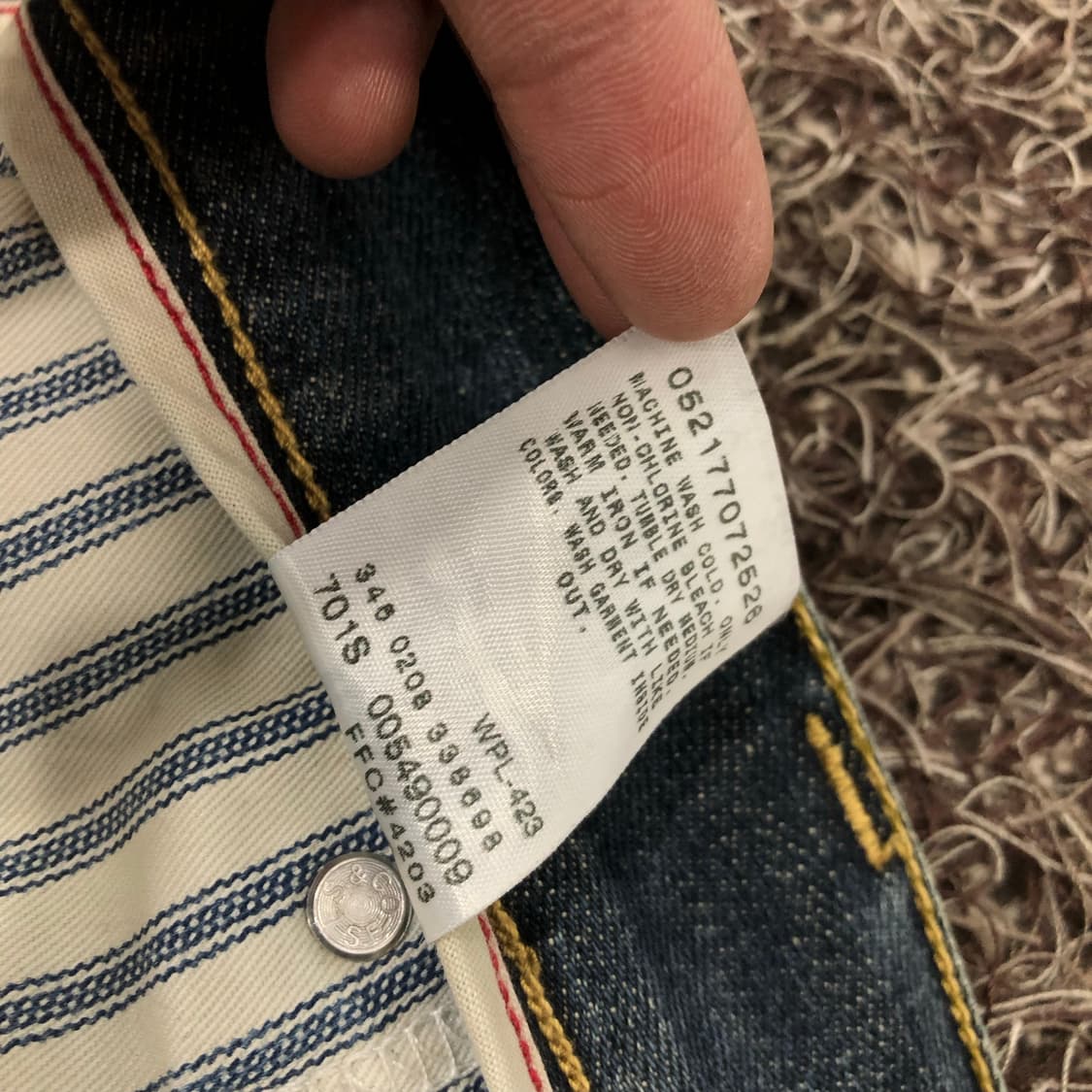 리바이스 549 워싱 데님 팬츠 상품이미지9