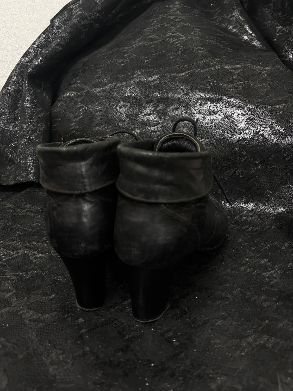 “SODA” 00’s Design Wrinkled leather shoe 상품이미지7