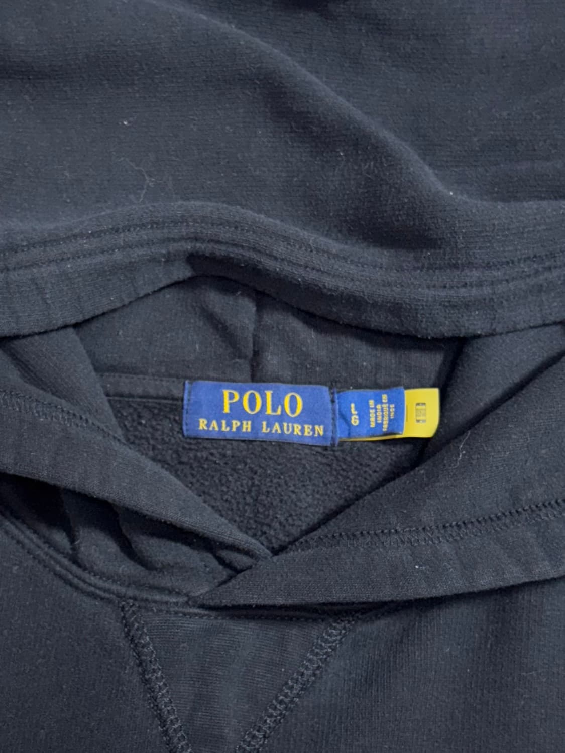 폴로 랄프로렌 블랙 빅로고 후드  상품이미지7