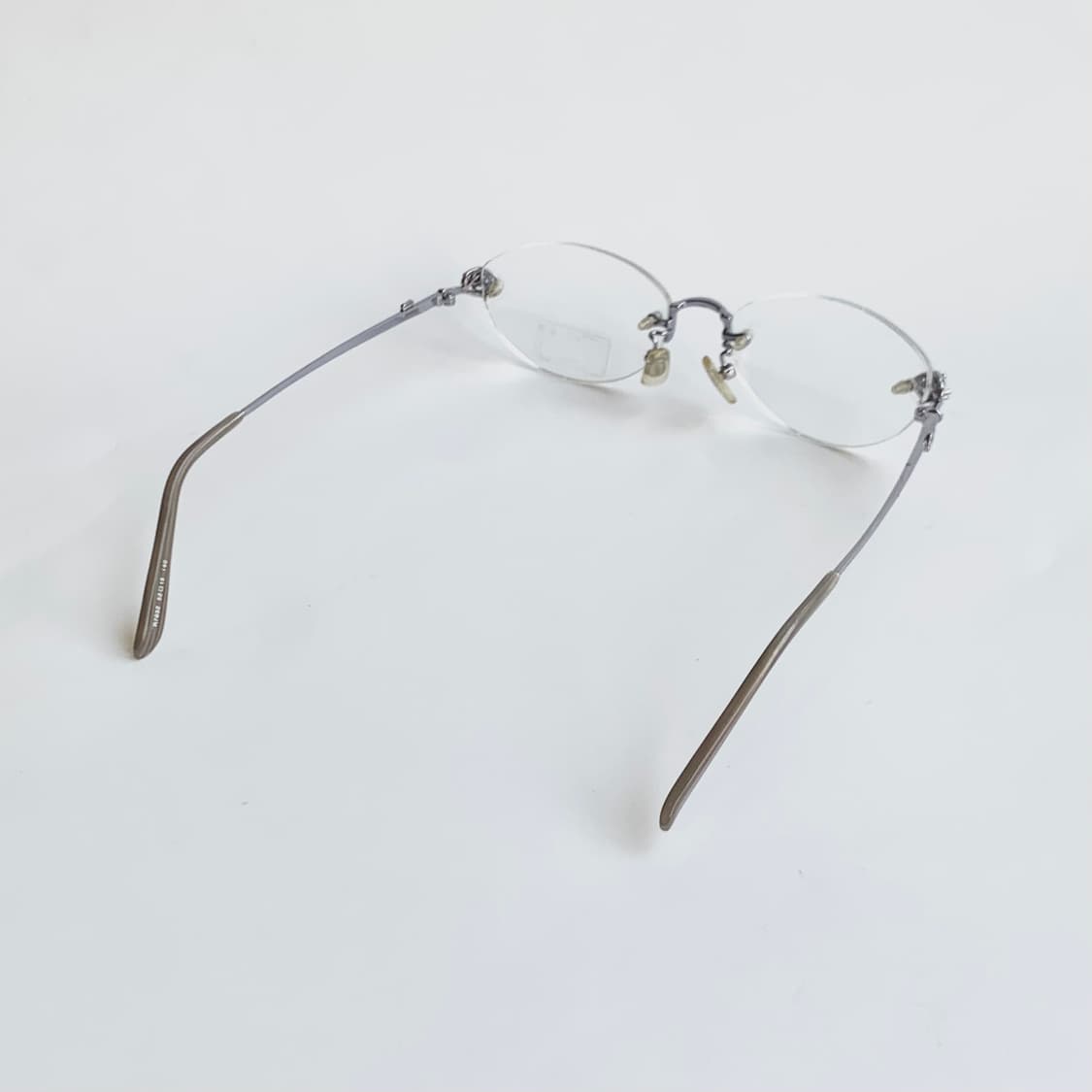 [픽키-730] 데드스탁 무테 큐빅 포인트 유니크 빈티지안경 상품이미지5