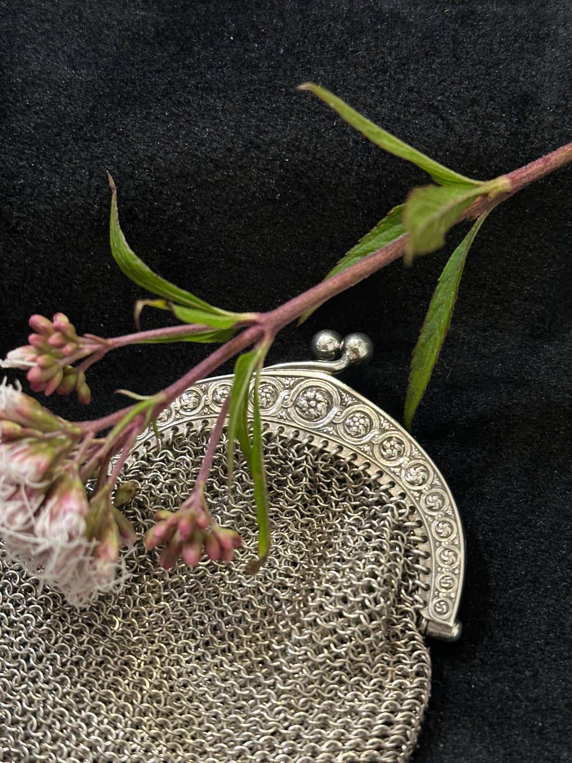 French Coin Silver Chain Purse 상품이미지3