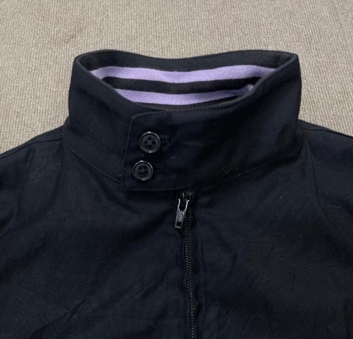 (M) 빔즈 블랙 퍼플 시보리 스윙탑 자켓 상품이미지4