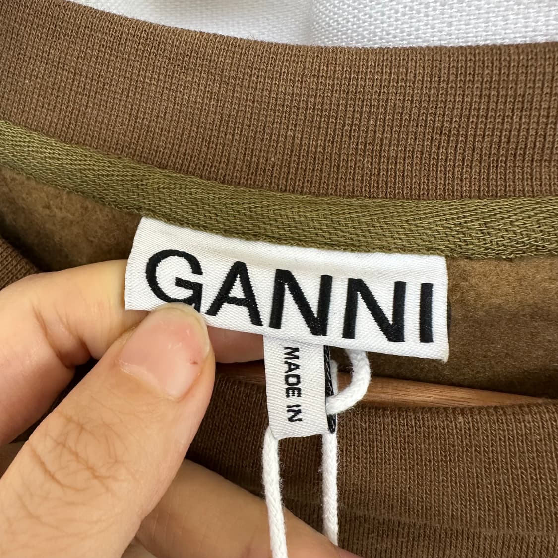 GANNI 가니 여자 기모 맨투맨 티셔츠 M (미착용새제품) 상품이미지7