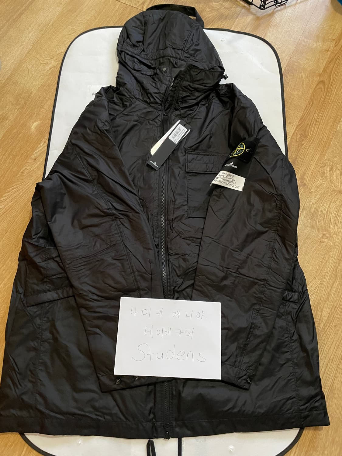 [XL] 스톤아일랜드 40724 바이오 베이스 립스탑 나일론 후드 점퍼  상품이미지6