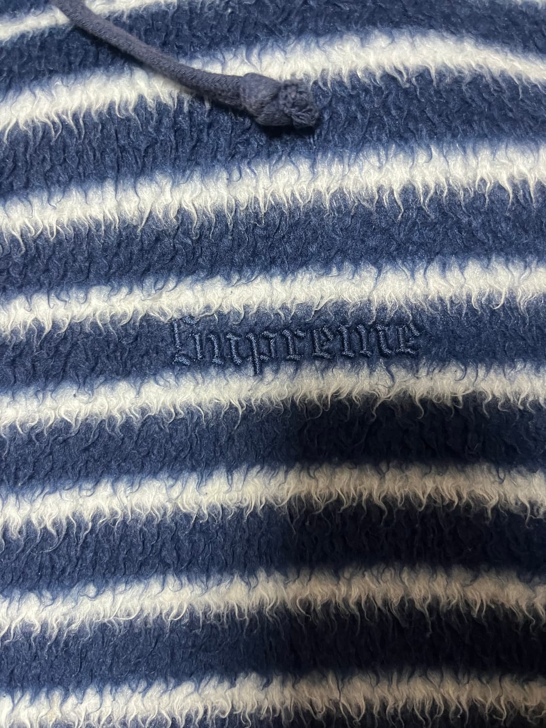 슈프림 브러쉬드 집업 후디드 스웻셔츠 모헤어 상품이미지3