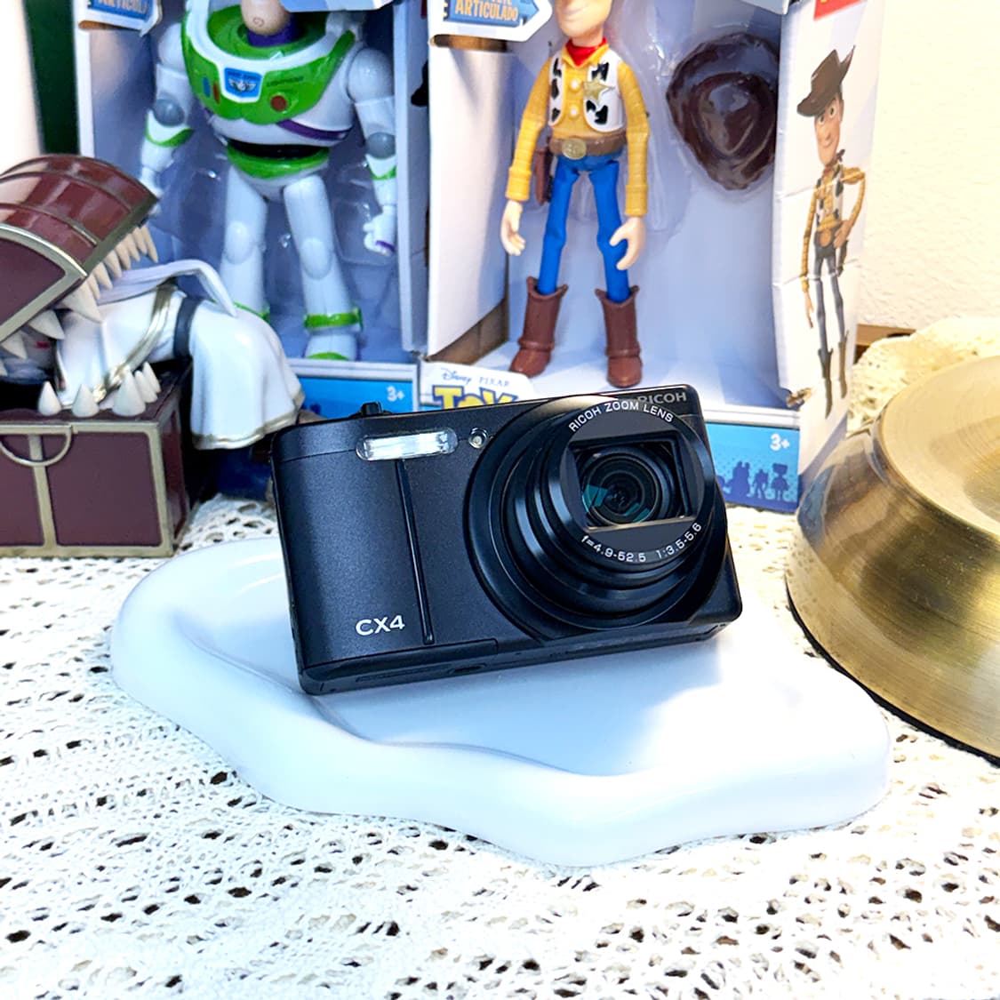 [💖리코 감성] 리코 RICOH CX4 블랙 레트로 디지털 카메라 상품이미지1