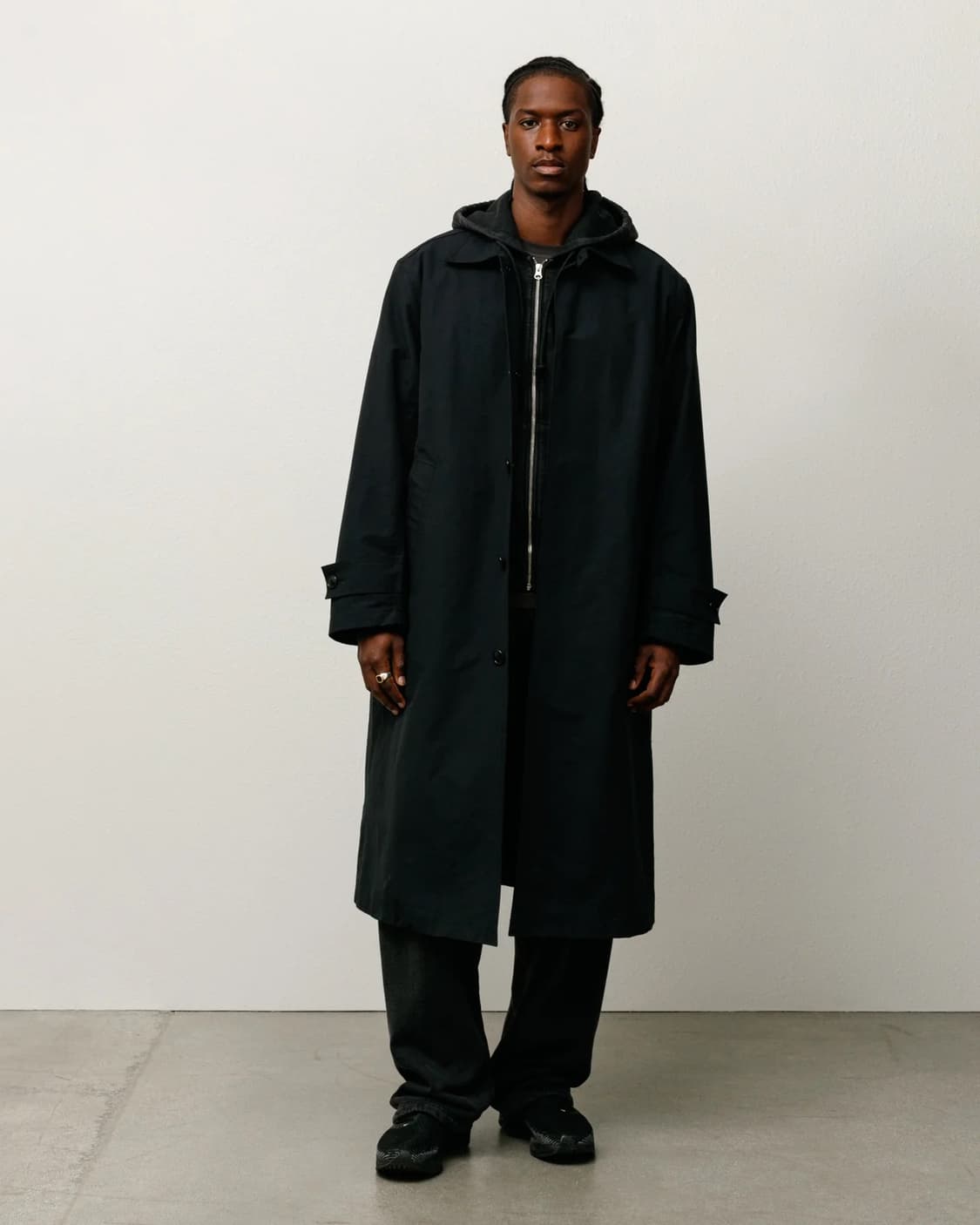 Stussy ALL SEASON TRENCH/스투시 올 시즌 트렌치 블랙 상품이미지7